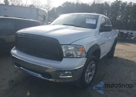 2012 Ram 1500 Slt из США, поврежденный, VIN 1C6RD7LT2CS177854
